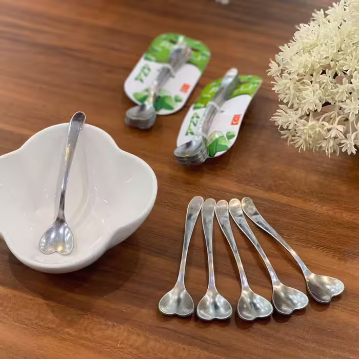 قاشق چای خوری طرح قلب