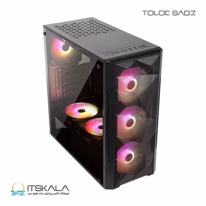 قیمت و خرید کیس کامپیوتر مستر تک Master Tech HUNTER GLASS | ITSKALA