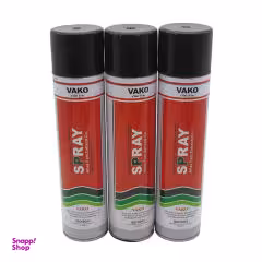 اسپری رنگ مشکی مات واکو مدل 300ML بسته 3 عددی