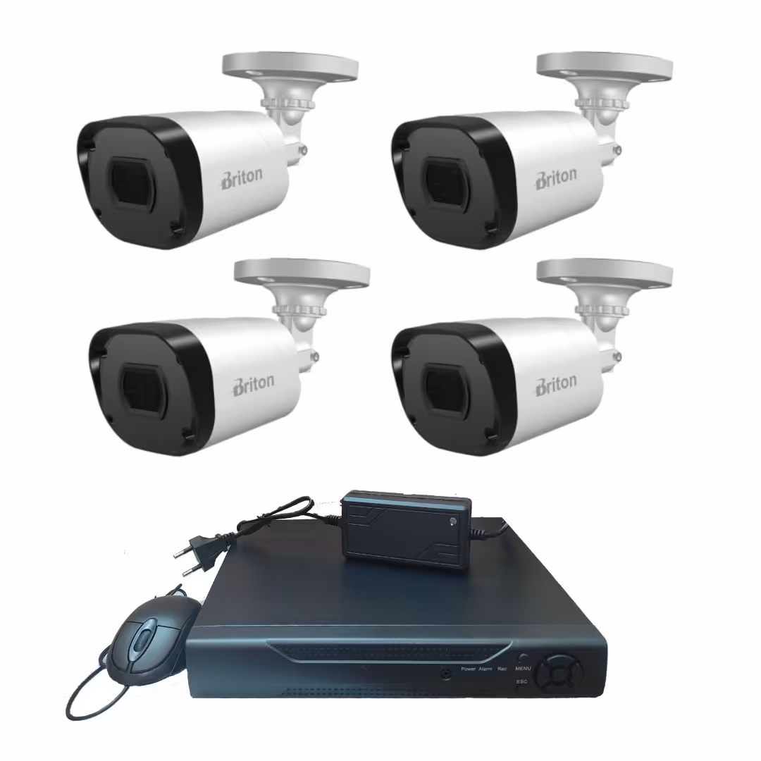 پک 4 عددی دوربین مداربسته برایتون