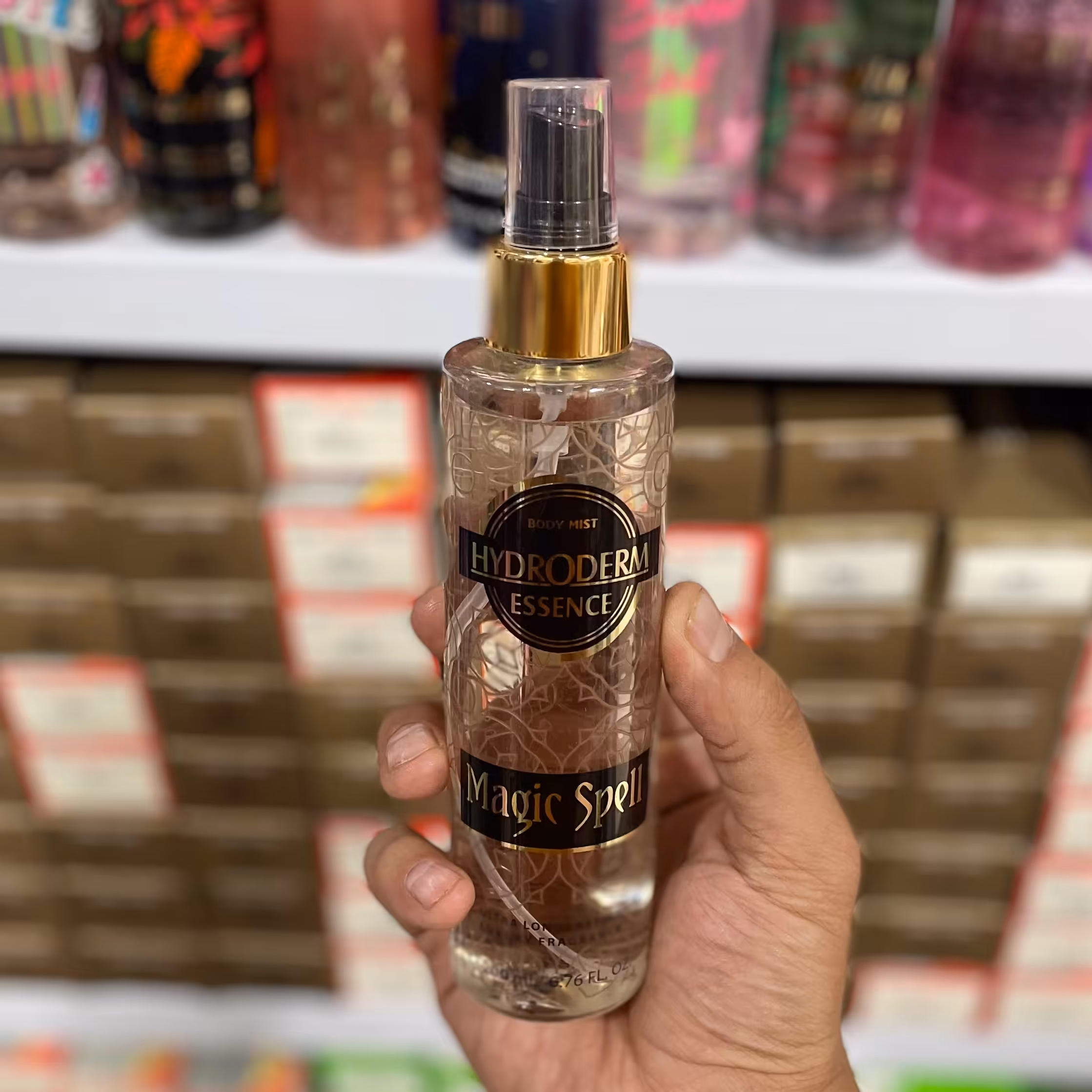 اسپری بدن زنانه هیدرودرم مدل Magic Spell حجم 200 میلی لیتر