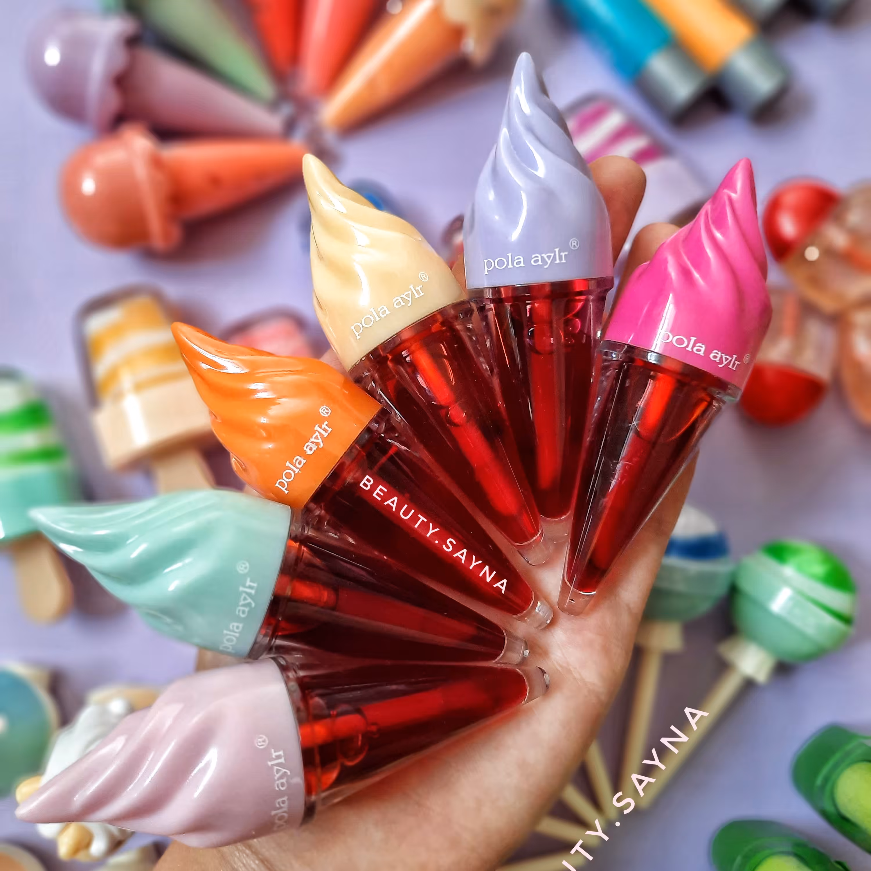 تینت لب بستنی قیفی