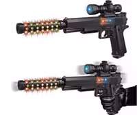 تفنگ موزیکال با رقص نور