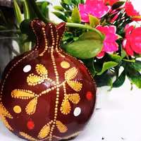 انار سرامیکی طرح دار