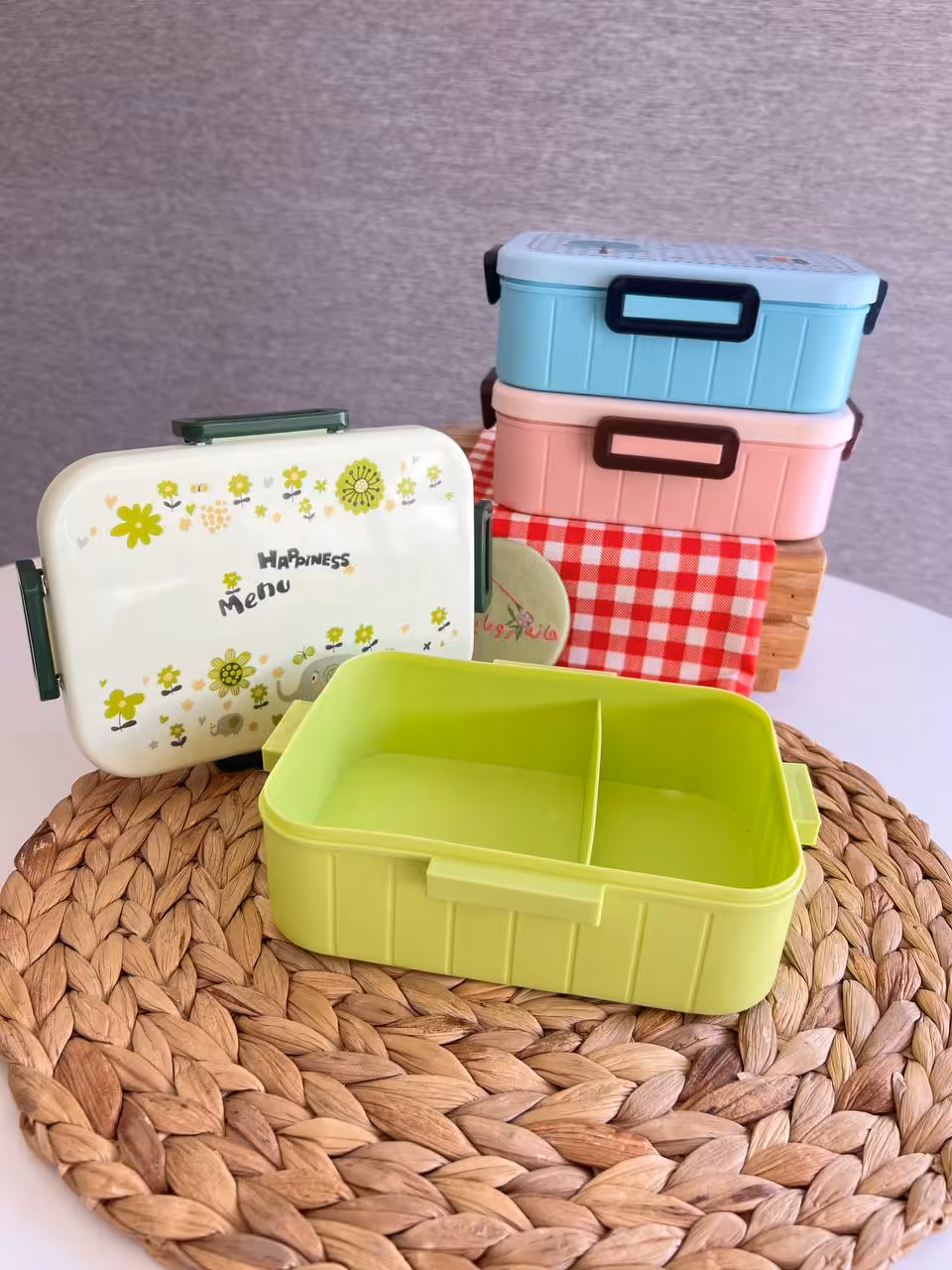 ظرف غذا پلاستیکی دو قسمتی کد 57