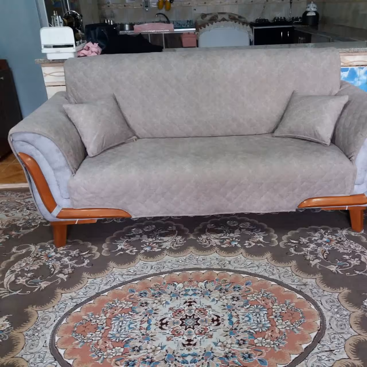 کاور مبل مطلسه کرپ مسکو