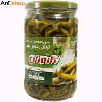 ترشی فلفل سبز گلنوش 670 گرم کد N20