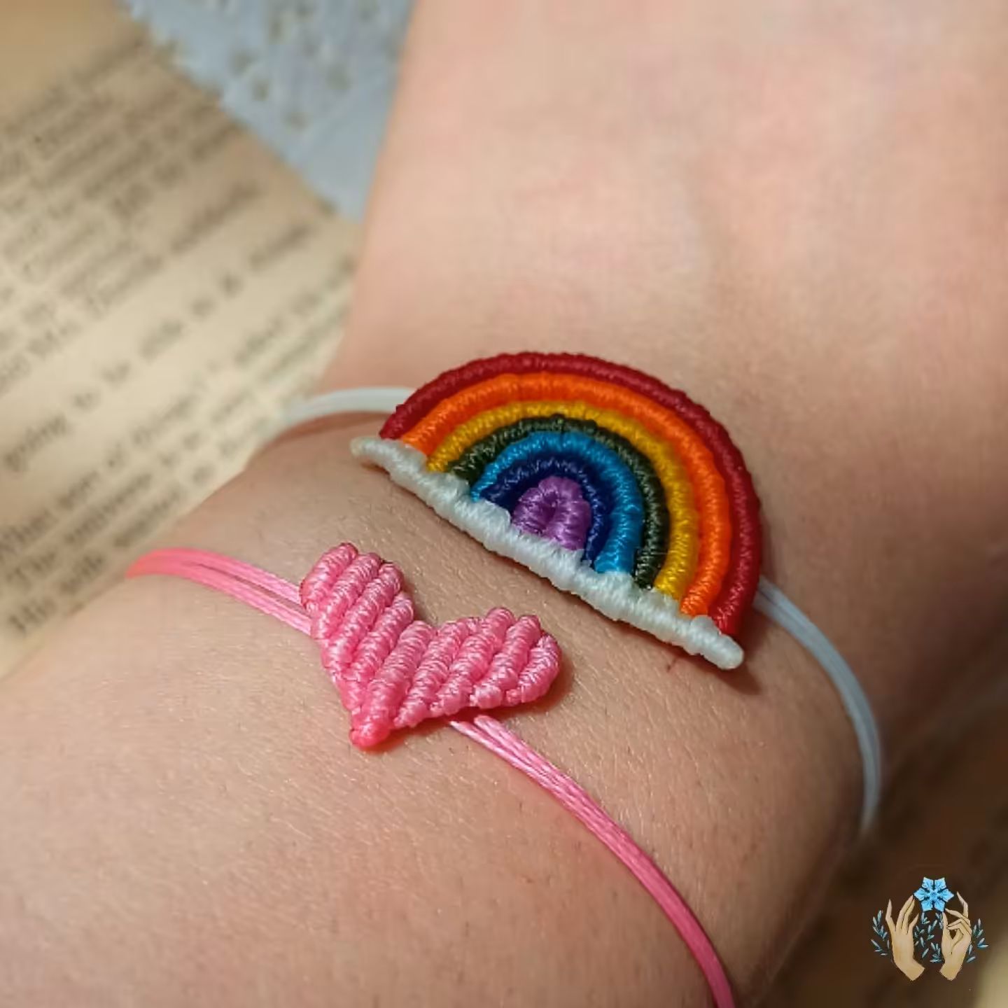 دستبند مکرومه میکرومکرومه دستبند بافت زیورآلات اکسسوری