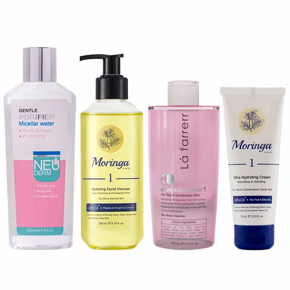 روتین پوستی شب مناسب پوست چرب