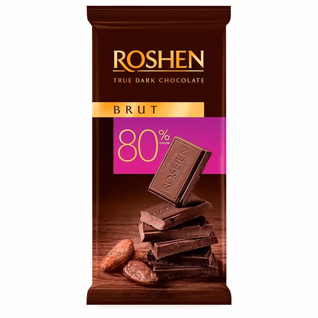 شکلات تلخ 80 درصد روشن   85 گرم