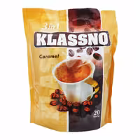 قهوه فوری 3 در 1 کاراملی 20 عدد کلاسنو - klassno