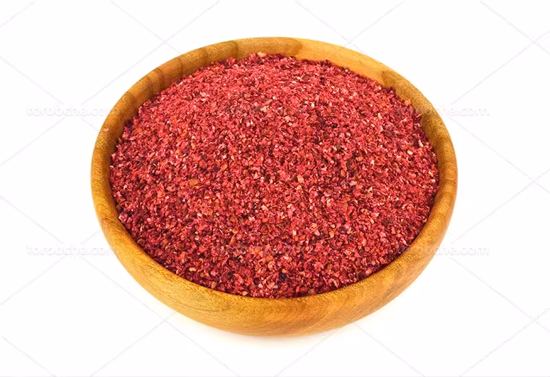 عکس سماق در کاسه طلایی | گرافیک با طعم تربچه