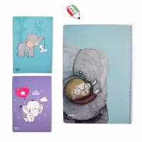 دفتر نقاشی 40 برگ اعلا فیلی فنری طرح فانتزی الیپون 2744 و 63133