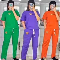 ست تیشرت و شلوار پنبه کیفیت عالی - کد 201