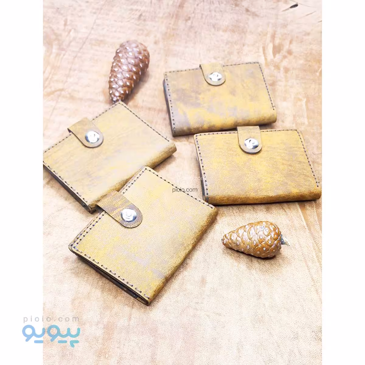 کیف پول مدارکی دست دوز عمده و کارتنی