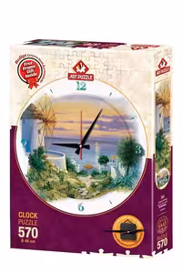 پازل puzzle clock Aagean evening 5005 570pcs