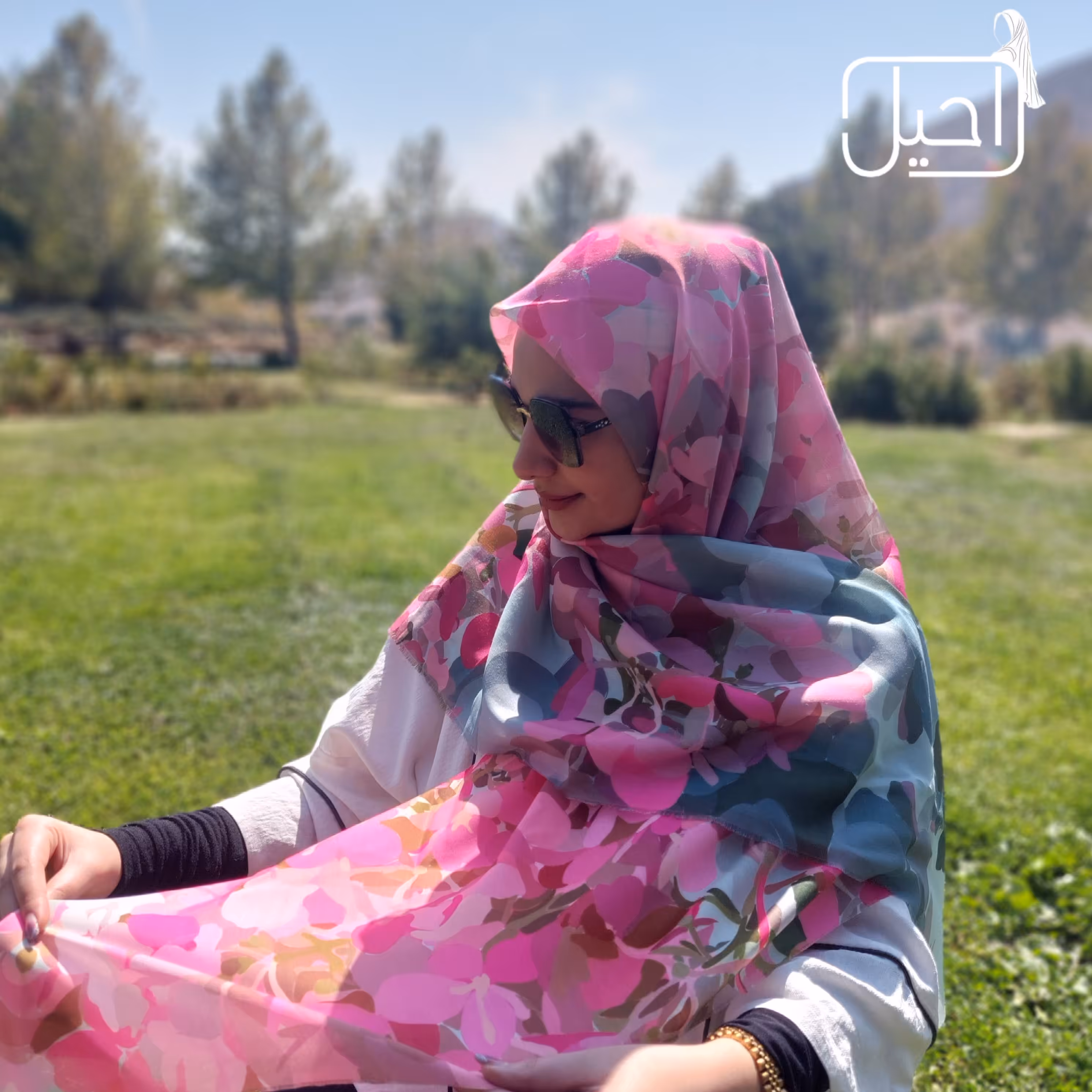 روسری نخی چهار فصل کد 3