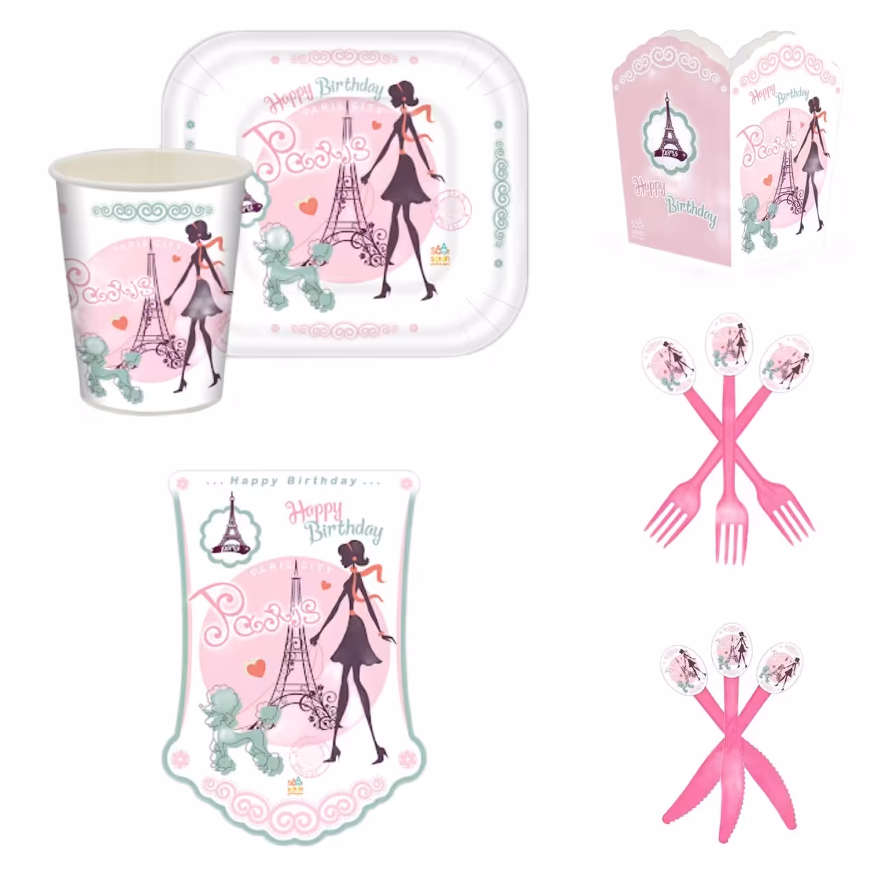 مجموعه 59 عددی تم تولد طرح پاریس مدل PRS