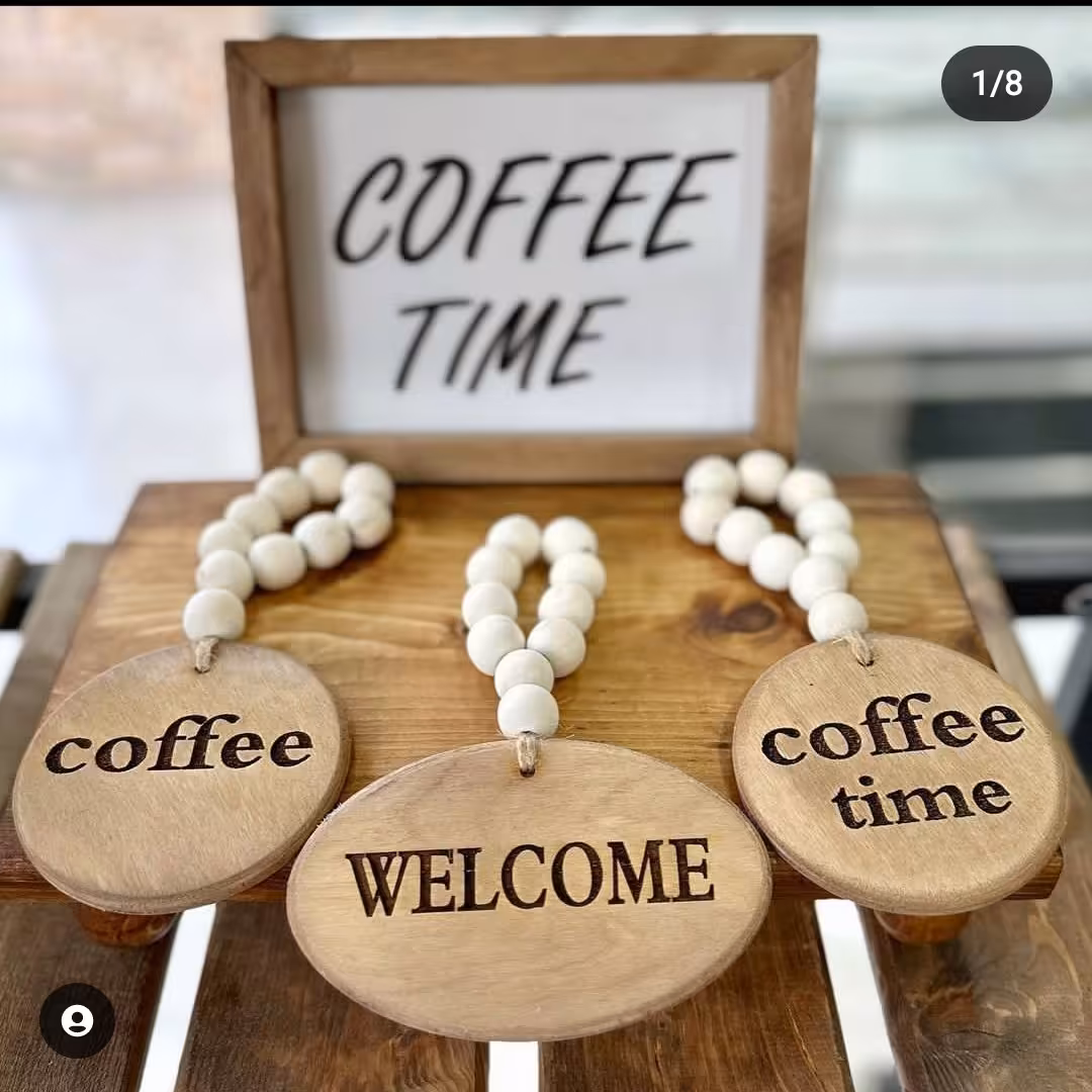 نشانگر چوبی مهره دایره ای کوچک