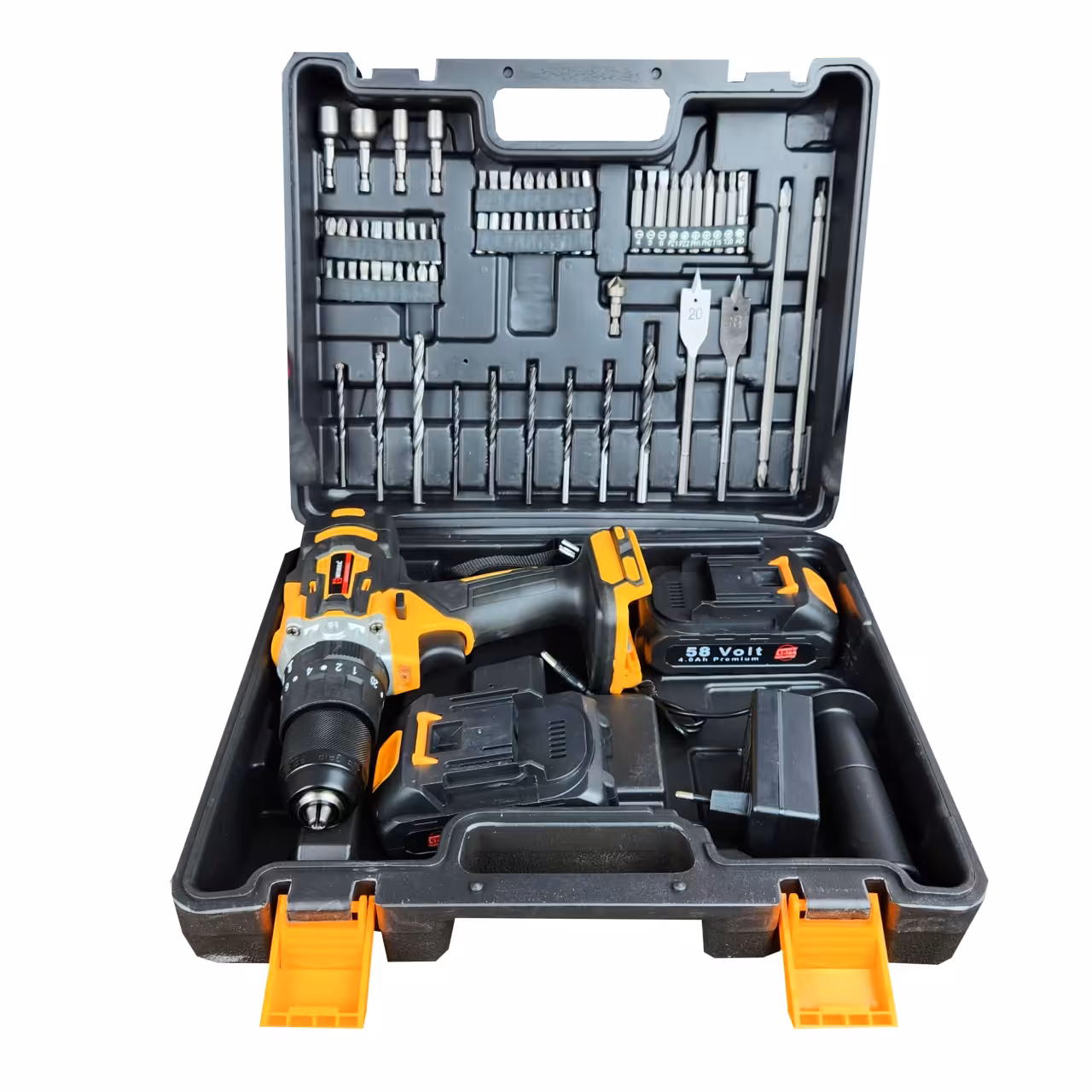 دریل پیچ گوشتی شارژی صنعتی اینتیمکث کد 0924 مجموعه 25 عددی