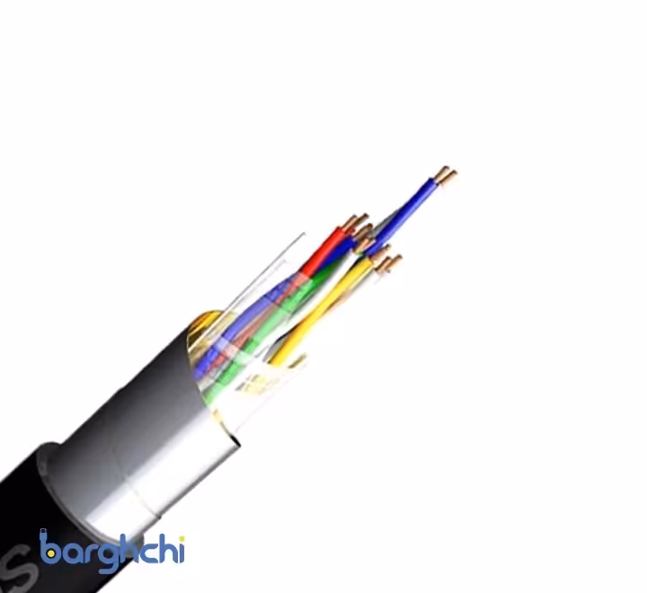 کابل مخابرات زمینی مشکی سیمیا 0.6*2*25