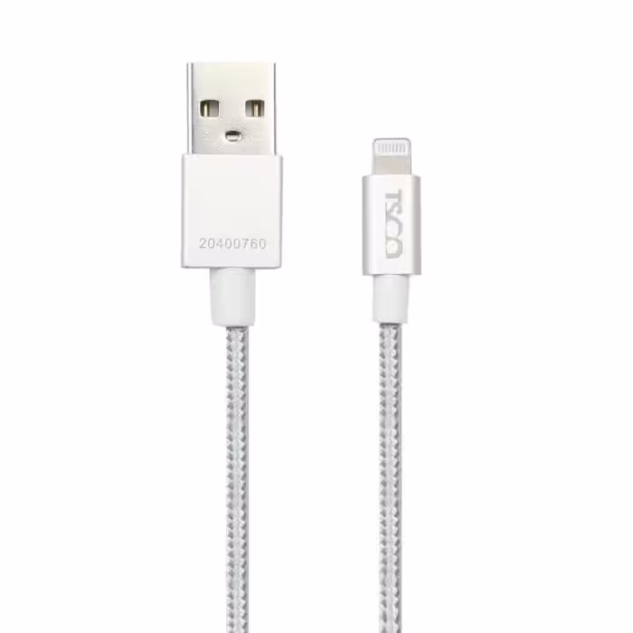 کابل تبدیل USB به لایتنینگ تسکو مدل TC i400طول 1.5متر