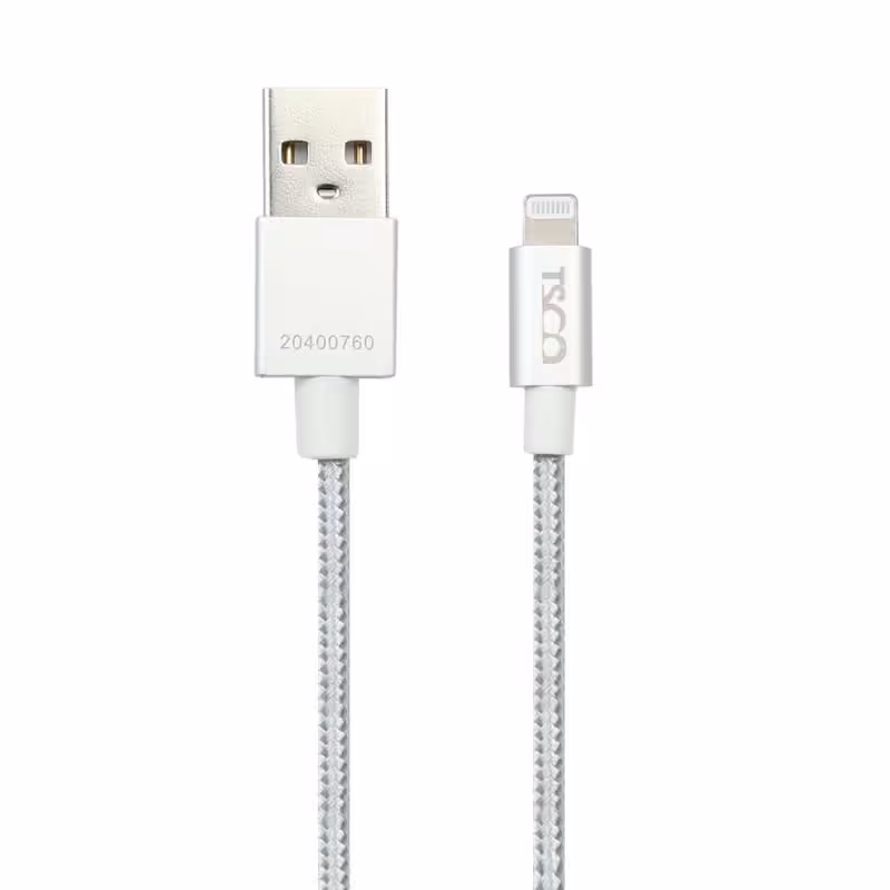 کابل تبدیل USB به لایتنینگ تسکو مدل TC i400طول 1.5متر