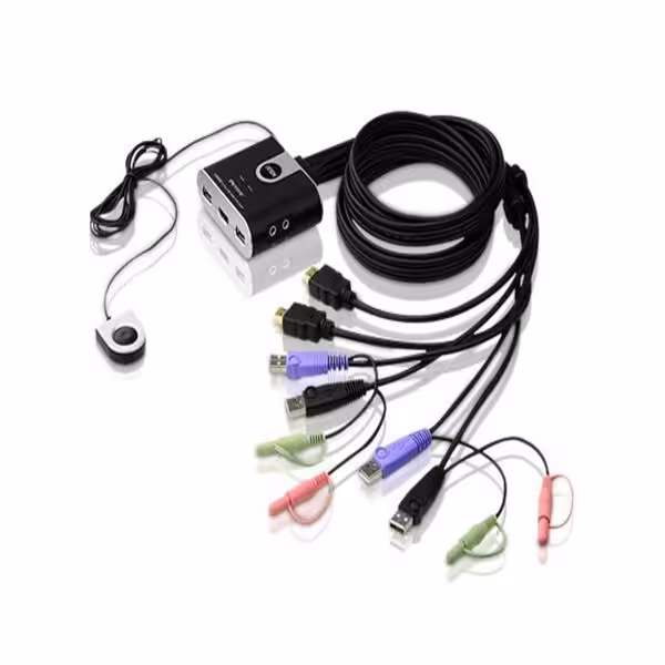 سوییچ کی وی ام آتن مدل CS692 2 PORT USB