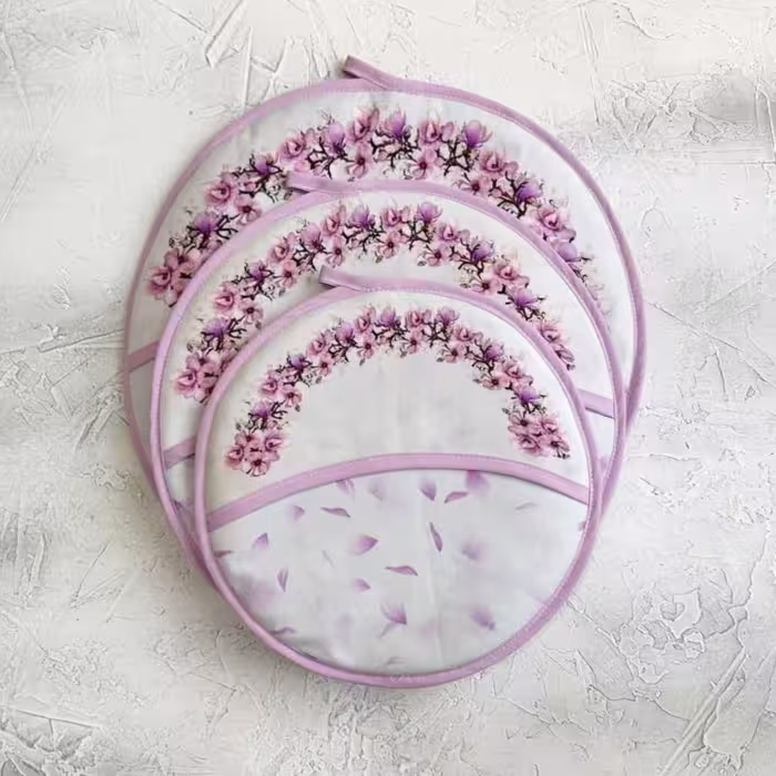 دمکنی مخمل نسوز پشت هلال مدل حدیثه طرح 63