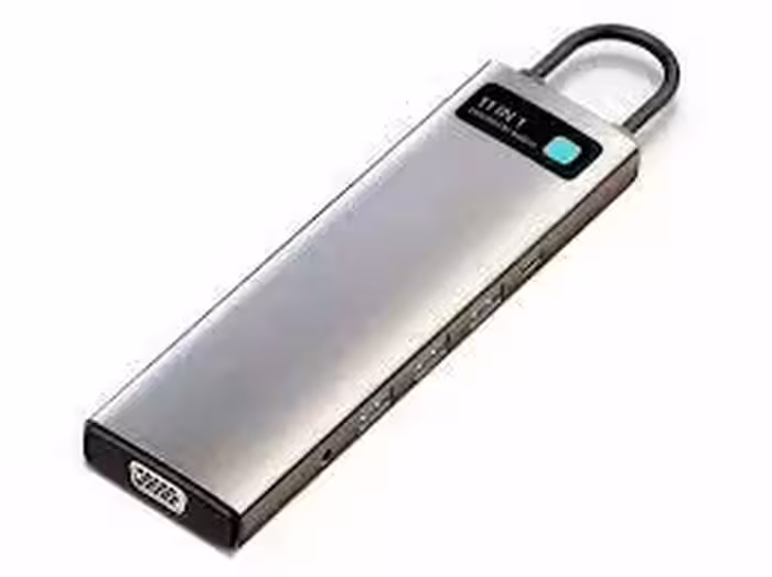 هاب 9 پورت بیسوس Baseus Metal Gleam 9 in 1 Multifunctional Type-C HUB 100W CAHUB-CU0G