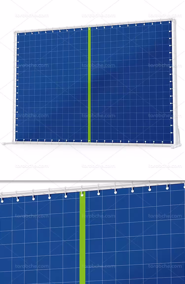 موکاپ بنر دیواری خلاقانه | گرافیک با طعم تربچه