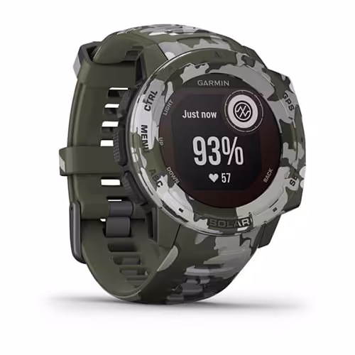 ساعت گارمین مدل Instinct Solar Camo Edition Lichen Camo
