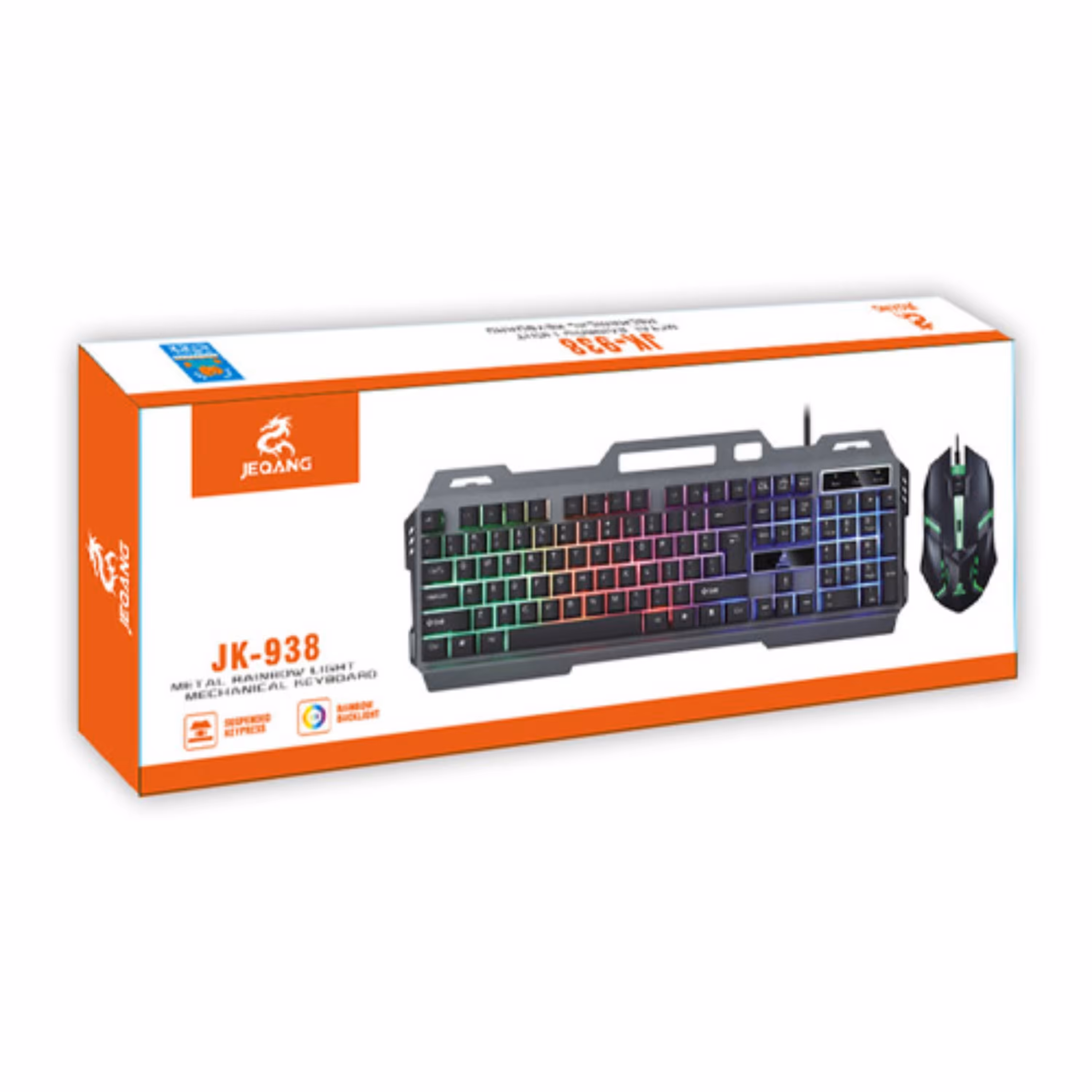 کیبورد و موس گیمینگ Jeqang مدل JK-938