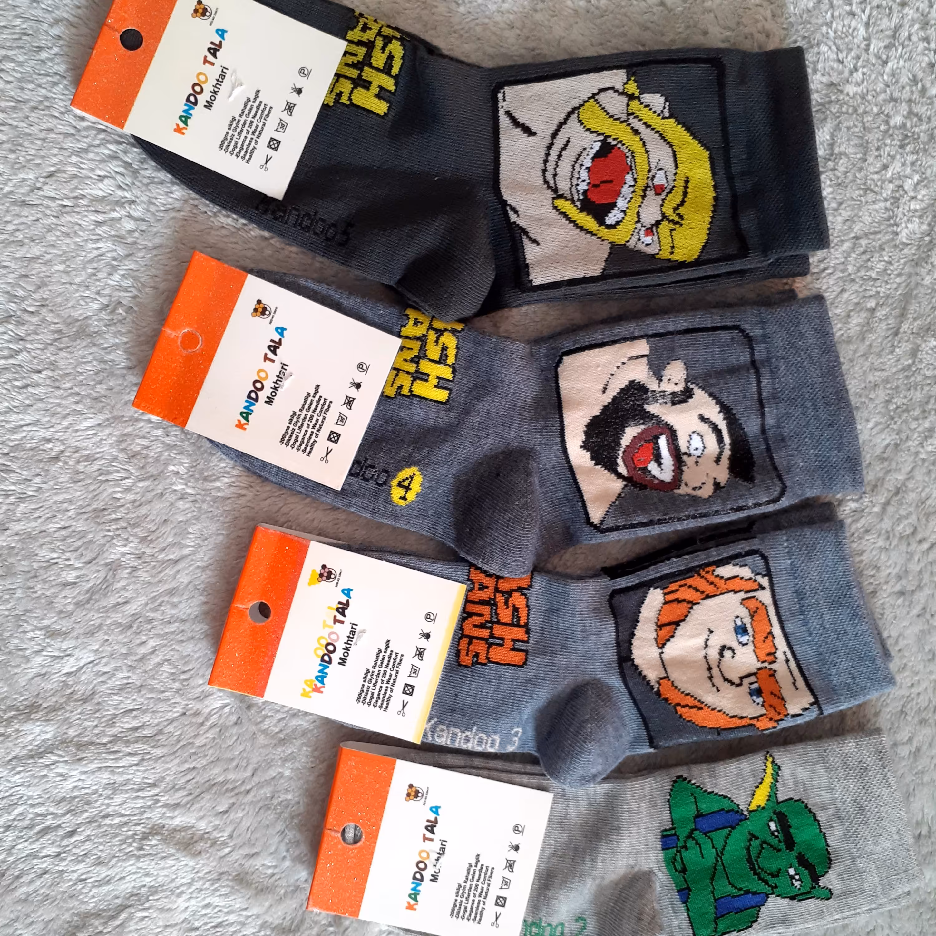 جوراب استیکری پسرانه