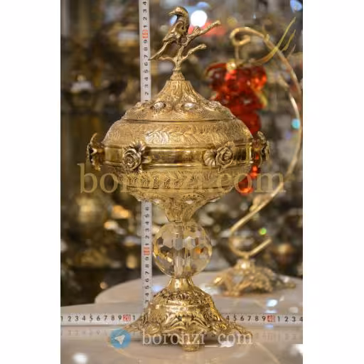شکلات خوری برنزی شکوفه سایز 3