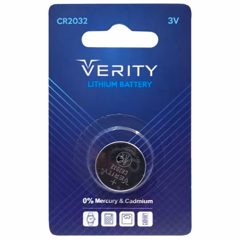 باتری سکه ای وریتی Verity CR2032 کارتی