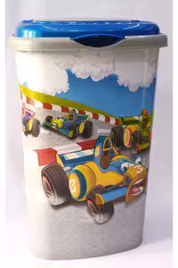 ست حمام آبی اتومبیل مسابقه با الگوی 50 لیتری پوشاک اسباب بازی روکش لباس پلاستیکی بزرگ جعبه قوی abnturk