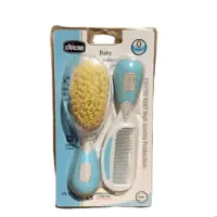 شانه و برس نوزاد چیکو رنگ آبی