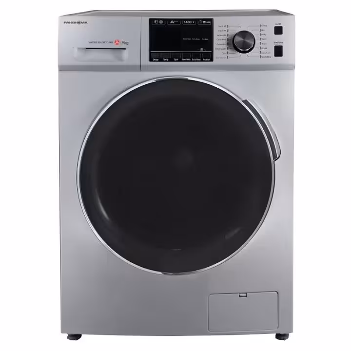 خرید و قیمت ماشین لباسشویی 9 کیلویی پاکشوما مدل TFU-94407