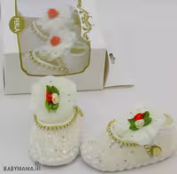 پاپوش نوزادی دخترانه perla مدل فانتزی