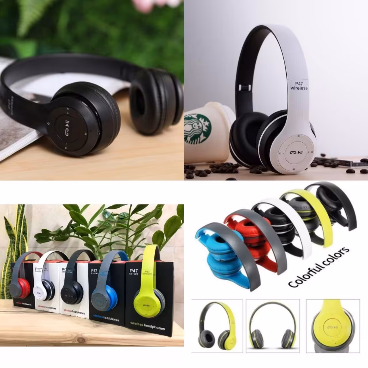 هدفون بی سیم مدل P47 EDR