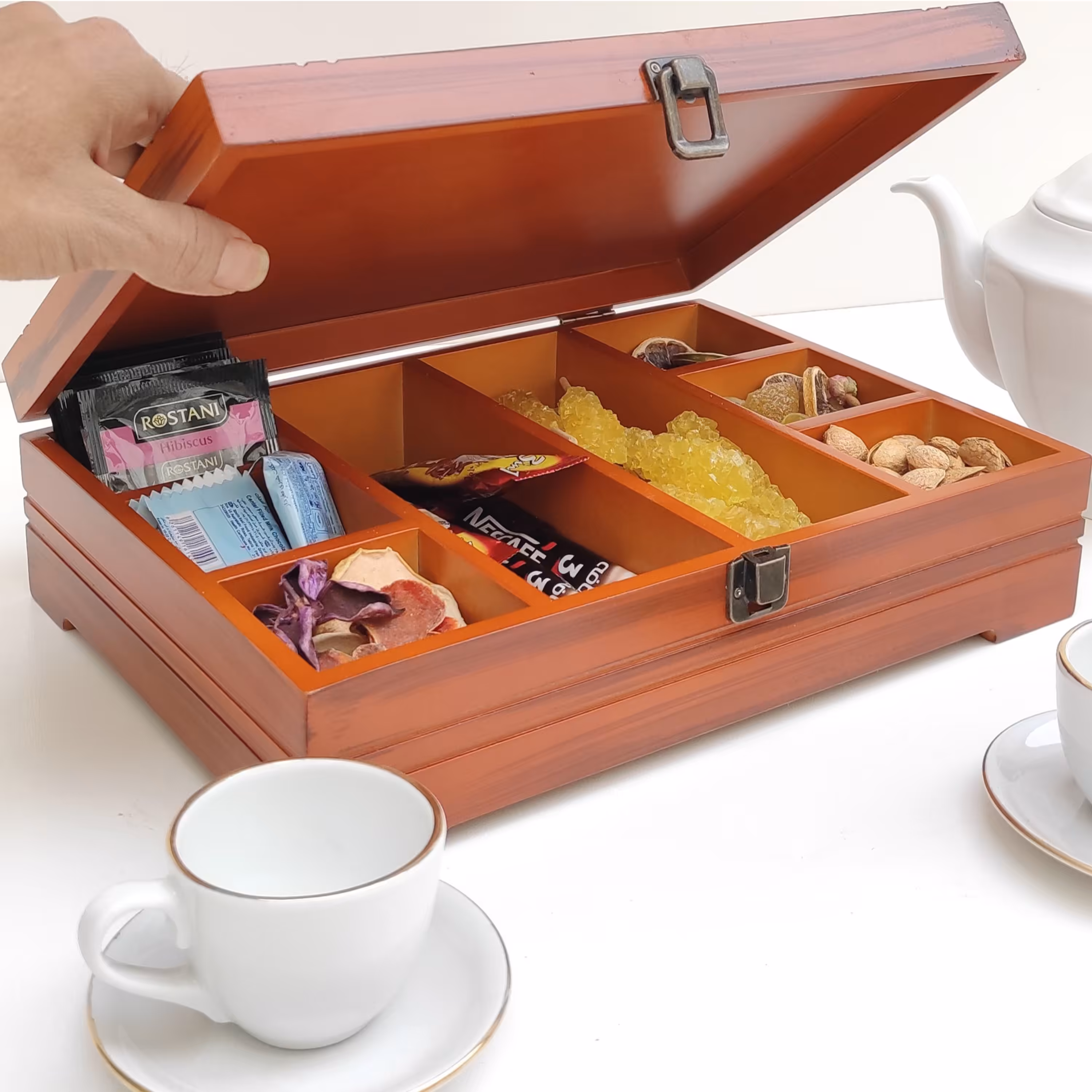 جعبه تیبگ دکورستیک مدل یاس بزرگ پس کرایه