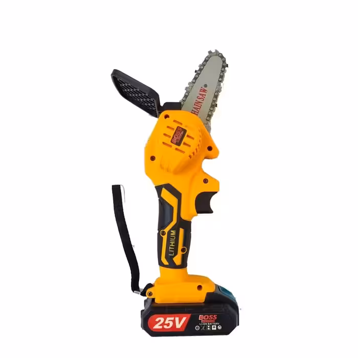 اره زنجیری شارژی 25 ولت جدید باس با زنجیر 10 سانتی