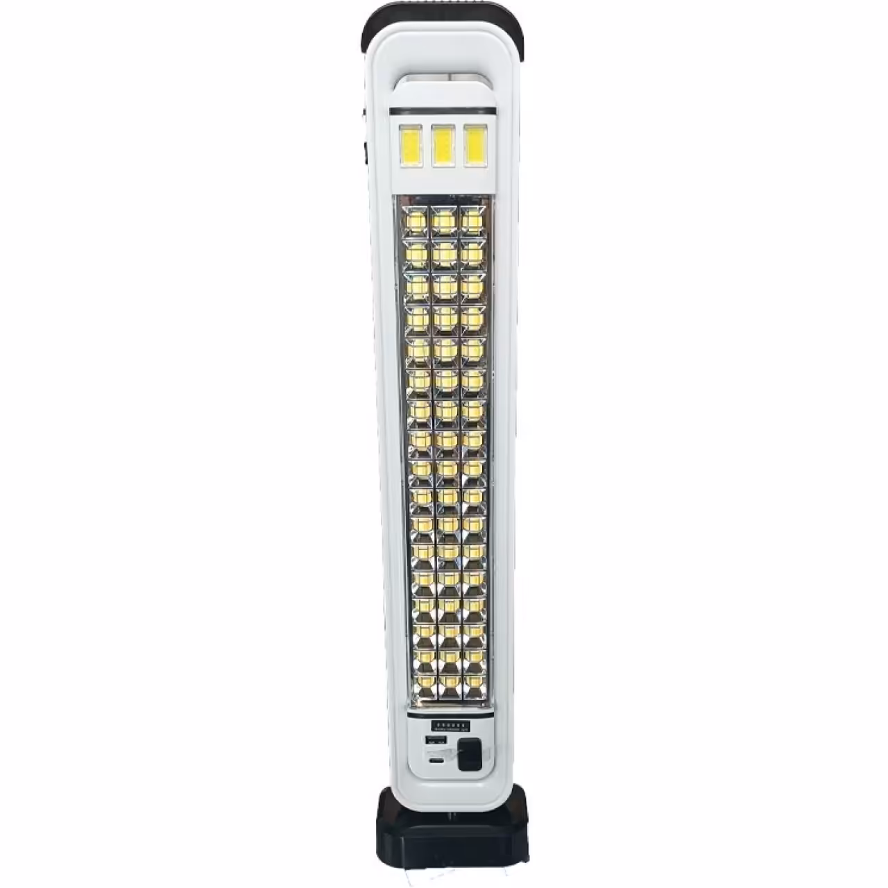 چراغ مهتابی اضطراری 51 لامپ سولار دار مدل HEL-6889T