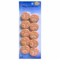 خرید مگنت دایره ای رنگی قطر 3 سانت طرح ایموجی بسته 10 عددی