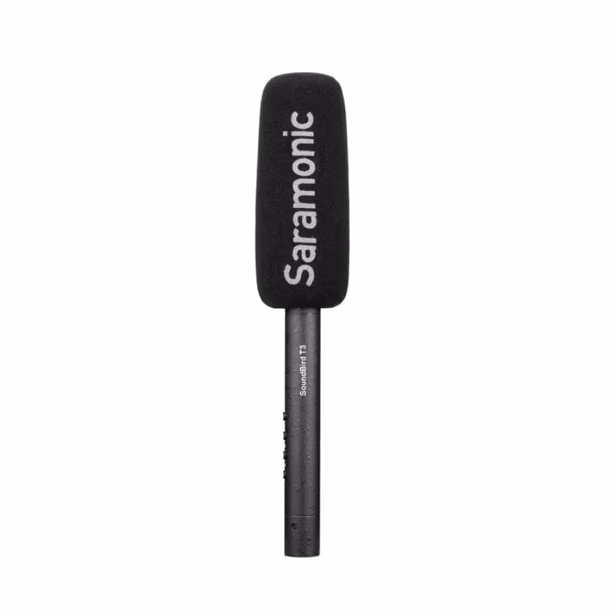 میکروفون شات گان سارامونیک Saramonic SoundBird T3 Shotgun Microphone به همراه باتری