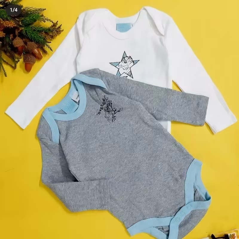 پک 2عددی بادی نوزادی پسرانه 0 تا 3 ماه برند لوپیلو آلمان پوشاک کودک نیکا()