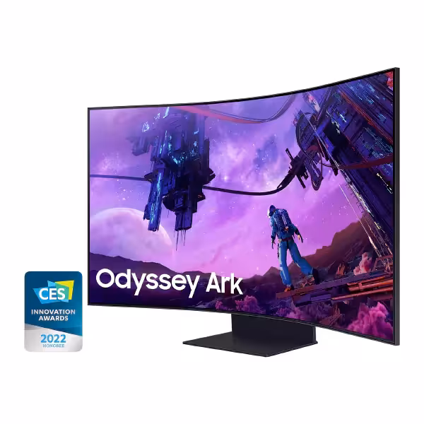مانیتور گیمینگ 55 اینچ UHD با انحنای 1000R سامسونگ