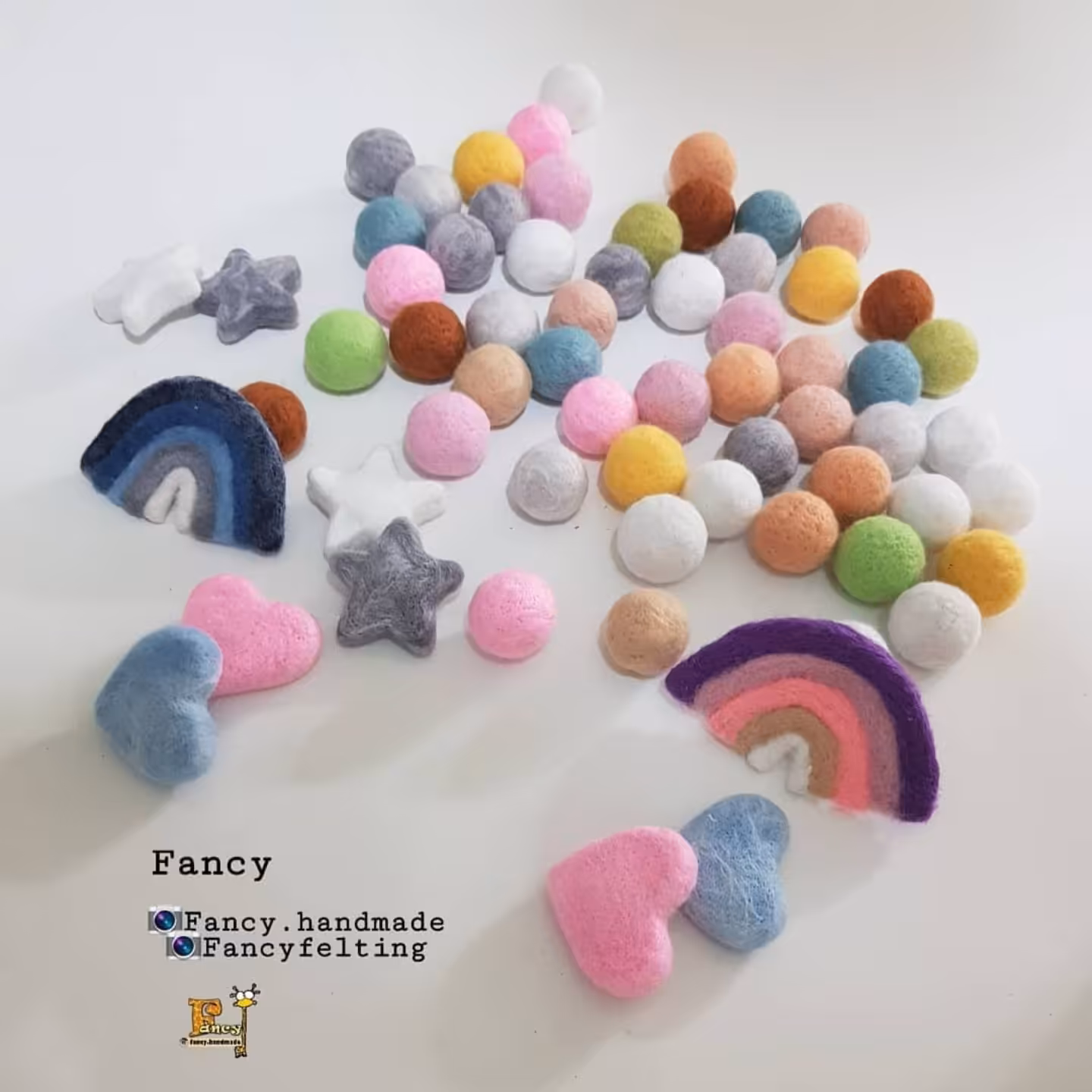 پک رنگین کمان و توپک تولدی