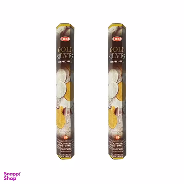 عود خوشبو کننده هم مدل Gold Silver بسته 2 عددی